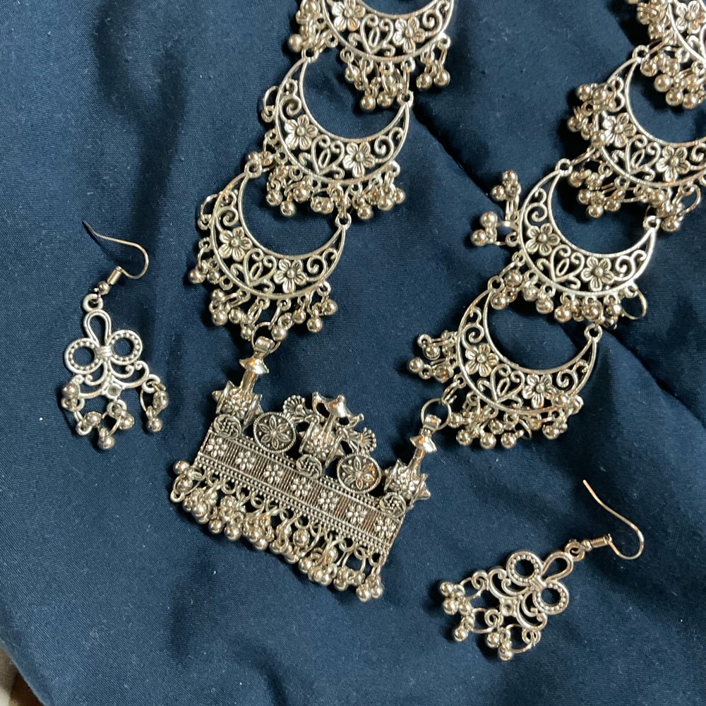 Indian Pakistani jewelry necklace set